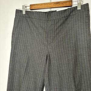 Old Navy Pants Mid Rise Straight Women's Size 10‎ Gray Ankle Stretch NWT Pull On